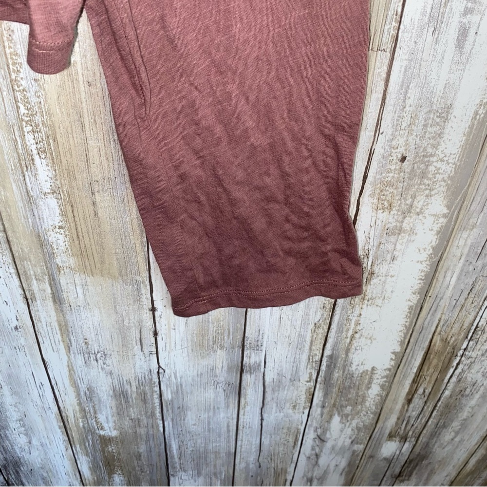 PINK Mauve Long Sleeve Plum Tee - Picture 3 of 4